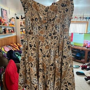 Magnolia place vintage Halloween print dress